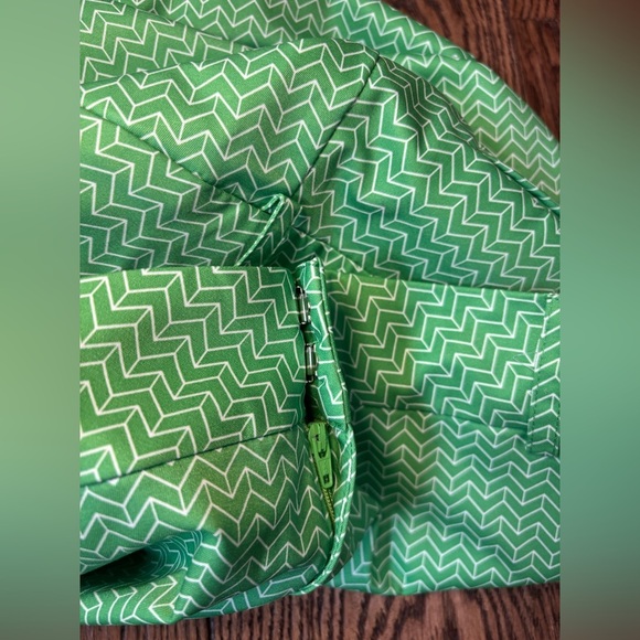 Fairway Fox green/white Made in USA golf shorts Bermuda - Picture 7 of 7